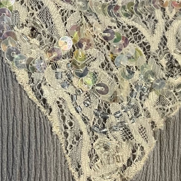 Sigrid Olsen Silk and Sequin Camisole Tank Top Size 6 - Picture 10 of 16